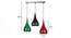 Camille Multicolour Aluminium Hanging Lights (multi-color) by Urban Ladder - Design 1 Dimension - 798924