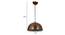 Jean brown Aluminium Hanging Lights (Brown) by Urban Ladder - Design 1 Dimension - 798931