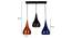 Zadie Multicolour Aluminium Hanging Lights (multi-color) by Urban Ladder - Design 1 Dimension - 798933