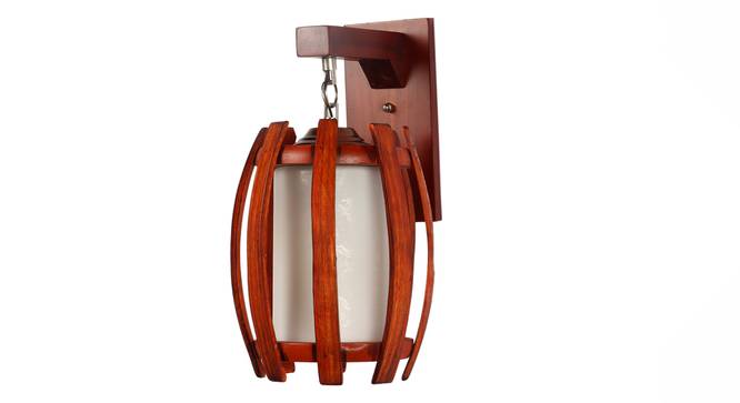 Pansey Brown Wood Wall Lights (Brown) by Urban Ladder - Front View Design 1 - 798969