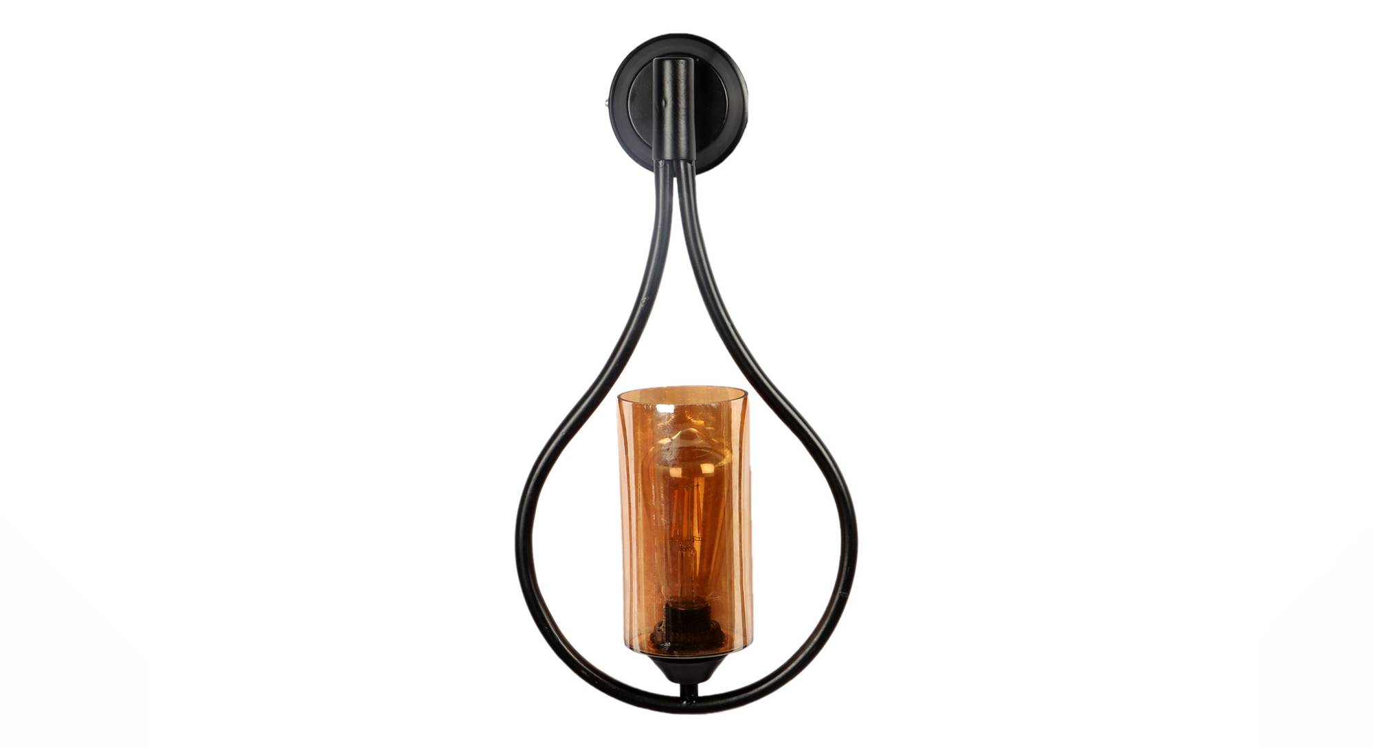 Livy Black Iron Wall Lights Urban Ladder