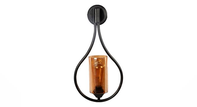 Livy Black Iron Wall Lights (Black) by Urban Ladder - Front View Design 1 - 798973