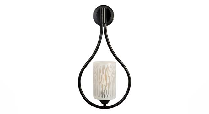 Dianthe Black Iron Wall Lights (Black) by Urban Ladder - Front View Design 1 - 798974