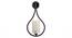 Dianthe Black Iron Wall Lights (Black) by Urban Ladder - Front View Design 1 - 798974