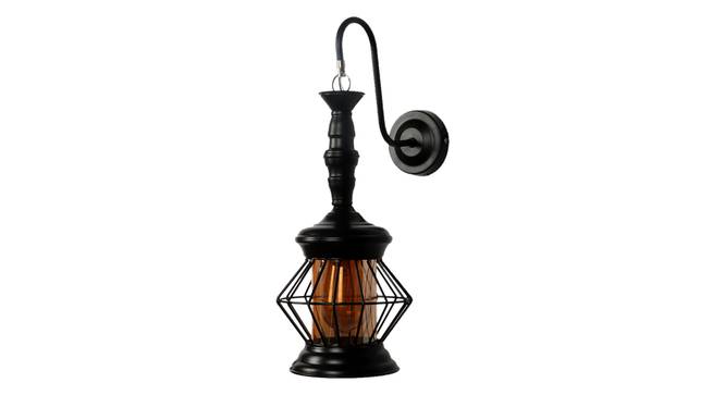 Iolanda Black Iron Wall Lights (Black) by Urban Ladder - Design 1 Side View - 798981