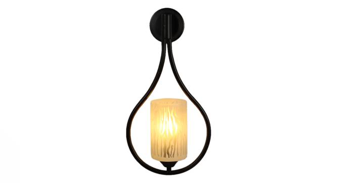 Dianthe Black Iron Wall Lights (Black) by Urban Ladder - Design 1 Side View - 798985