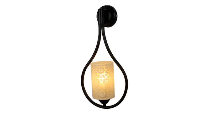 Rozann Black Iron Wall Lights (Black) by Urban Ladder - Design 1 Side View - 798986