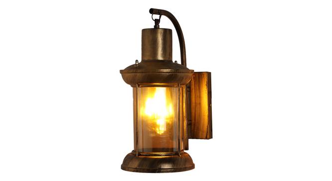 Lindberg Gold Iron Wall Lights (Gold) by Urban Ladder - Front View Design 1 - 799017