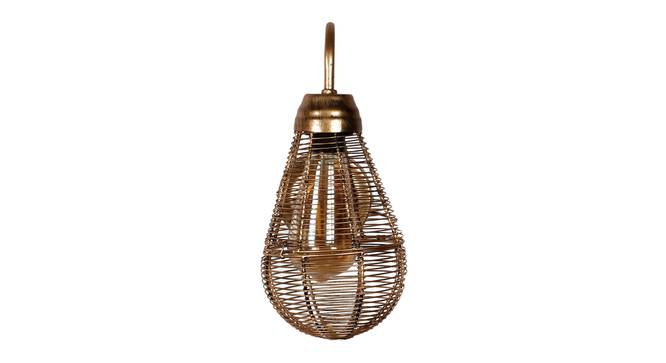 Lauretha Gold Iron Wall Lights (Gold) by Urban Ladder - Front View Design 1 - 799018