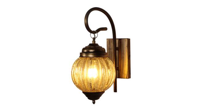 Delano Gold Iron Wall Lights (Gold) by Urban Ladder - Design 1 Side View - 799027