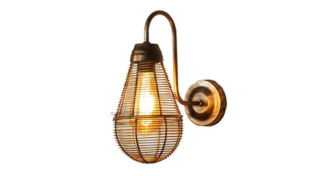 Lauretha Gold Iron Wall Lights (Gold) by Urban Ladder - Design 1 Side View - 799030