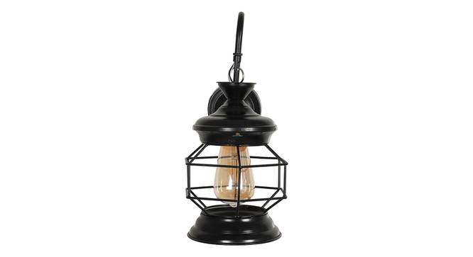 Fyodor Black Iron Wall Lights (Black) by Urban Ladder - Design 1 Side View - 799032
