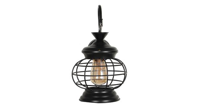Geoffrey Black Iron Wall Lights (Black) by Urban Ladder - Design 1 Side View - 799033