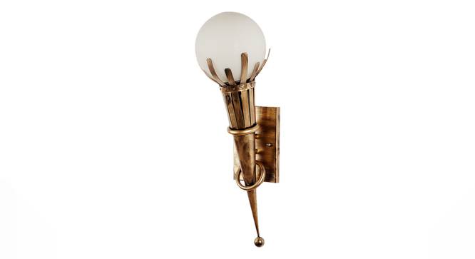Burch Gold Iron Wall Lights (Gold) by Urban Ladder - Front View Design 1 - 799062