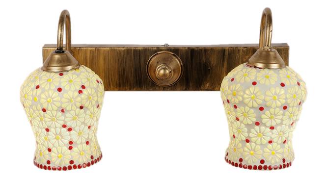 Agatha Gold Iron Wall Lights (Gold) by Urban Ladder - Front View Design 1 - 799063