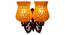 Alice Gold Iron Wall Lights (Gold) by Urban Ladder - Front View Design 1 - 799068