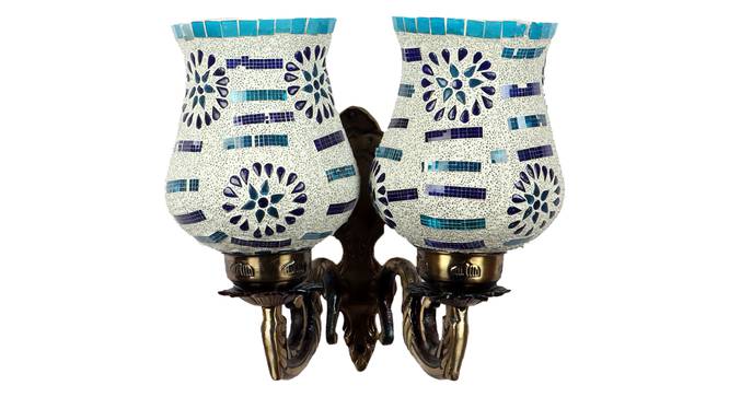 Audrey Gold Iron Wall Lights (Gold) by Urban Ladder - Front View Design 1 - 799069