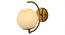 Lurlene Gold Iron Wall Lights (Gold) by Urban Ladder - Design 1 Side View - 799071