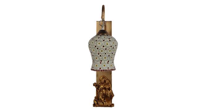 Althelia Gold Iron and Plastic Wall Lights (Gold) by Urban Ladder - Design 1 Side View - 799073