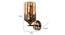 Kelyan Gold Iron Wall Lights (Gold) by Urban Ladder - Design 1 Dimension - 799076