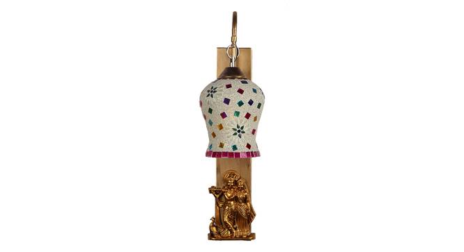 Floris Gold Iron and Plastic Wall Lights (Gold) by Urban Ladder - Design 1 Side View - 799077