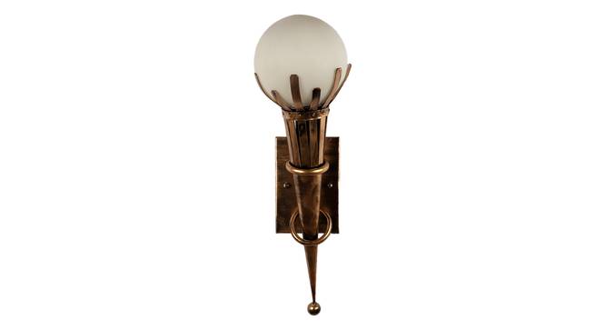 Burch Gold Iron Wall Lights (Gold) by Urban Ladder - Design 1 Side View - 799079