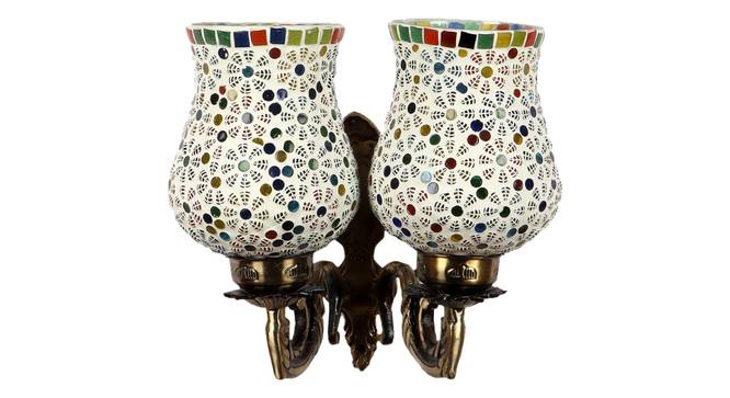 Ayelet Gold Iron Wall Lights (Gold) by Urban Ladder - Front View Design 1 - 799106