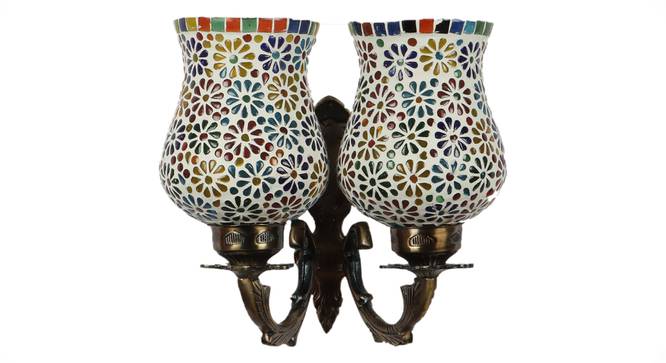 Betty Gold Iron Wall Lights (Gold) by Urban Ladder - Front View Design 1 - 799108