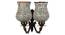 Betty Gold Iron Wall Lights (Gold) by Urban Ladder - Front View Design 1 - 799108