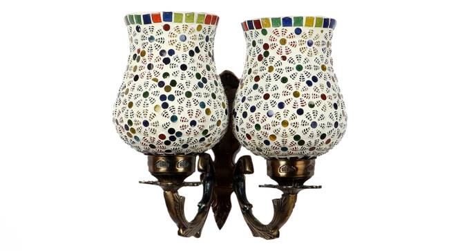 Bharati Gold Iron Wall Lights (Gold) by Urban Ladder - Front View Design 1 - 799109