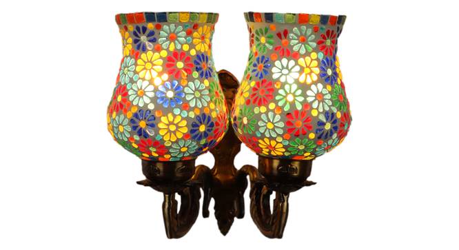 Arundhati Gold Iron Wall Lights (Gold) by Urban Ladder - Design 1 Side View - 799114
