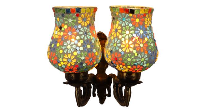 Ayelet Gold Iron Wall Lights (Gold) by Urban Ladder - Design 1 Side View - 799115