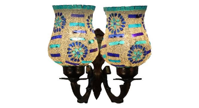 Ayn Gold Iron Wall Lights (Gold) by Urban Ladder - Design 1 Side View - 799116