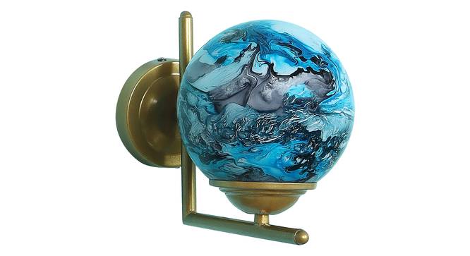 Laryn Gold Iron Wall Lights (Gold) by Urban Ladder - Design 1 Side View - 799119