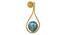 Ginebra Gold Iron Wall Lights (Gold) by Urban Ladder - Front View Design 1 - 799143