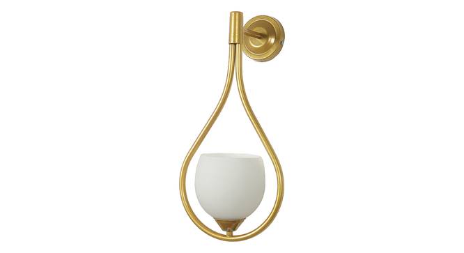 Sadra Gold Iron Wall Lights (Gold) by Urban Ladder - Front View Design 1 - 799149
