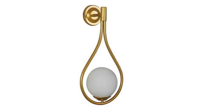 Palmyra Gold Iron Wall Lights (Gold) by Urban Ladder - Front View Design 1 - 799150