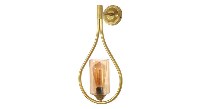 Barclay Gold Iron Wall Lights (Gold) by Urban Ladder - Front View Design 1 - 799151