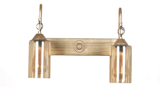 Lauri Gold Iron Wall Lights (Gold) by Urban Ladder - Front View Design 1 - 799153