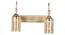 Lauri Gold Iron Wall Lights (Gold) by Urban Ladder - Front View Design 1 - 799153