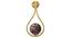 Flower Gold Iron Wall Lights (Gold) by Urban Ladder - Design 1 Side View - 799154