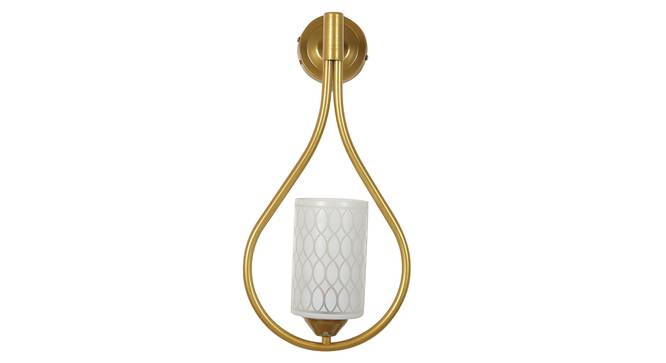 Crisanto Gold Iron Wall Lights (Gold) by Urban Ladder - Design 1 Side View - 799156