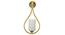 Crisanto Gold Iron Wall Lights (Gold) by Urban Ladder - Design 1 Side View - 799156