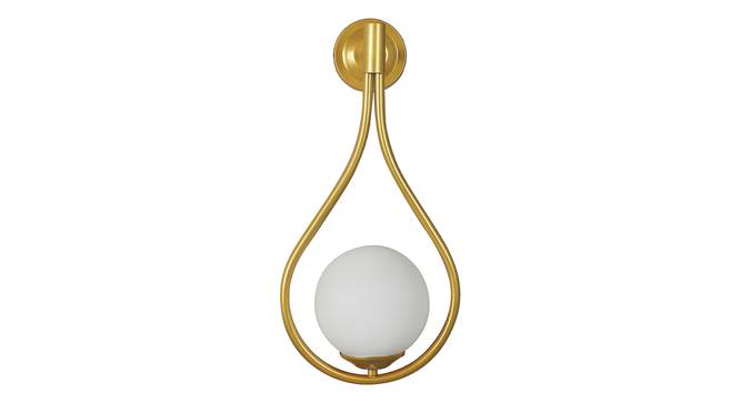 Palmyra Gold Iron Wall Lights (Gold) by Urban Ladder - Design 1 Side View - 799160