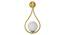 Palmyra Gold Iron Wall Lights (Gold) by Urban Ladder - Design 1 Side View - 799160