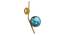 Yasmeena Gold Iron Wall Lights (Gold) by Urban Ladder - Front View Design 1 - 799175