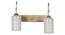 Hyacinth Gold Iron Wall Lights (Gold) by Urban Ladder - Front View Design 1 - 799178
