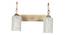 Hazle Gold Iron Wall Lights (Gold) by Urban Ladder - Front View Design 1 - 799180