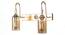 Lauri Gold Iron Wall Lights (Gold) by Urban Ladder - Design 1 Side View - 799186