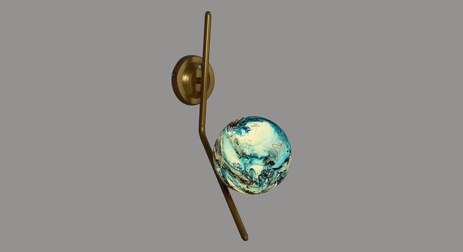 Yasmeena Gold Iron Wall Lights (Gold) by Urban Ladder - Design 1 Side View - 799187